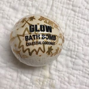 PINK bath bomb, celestial coconut